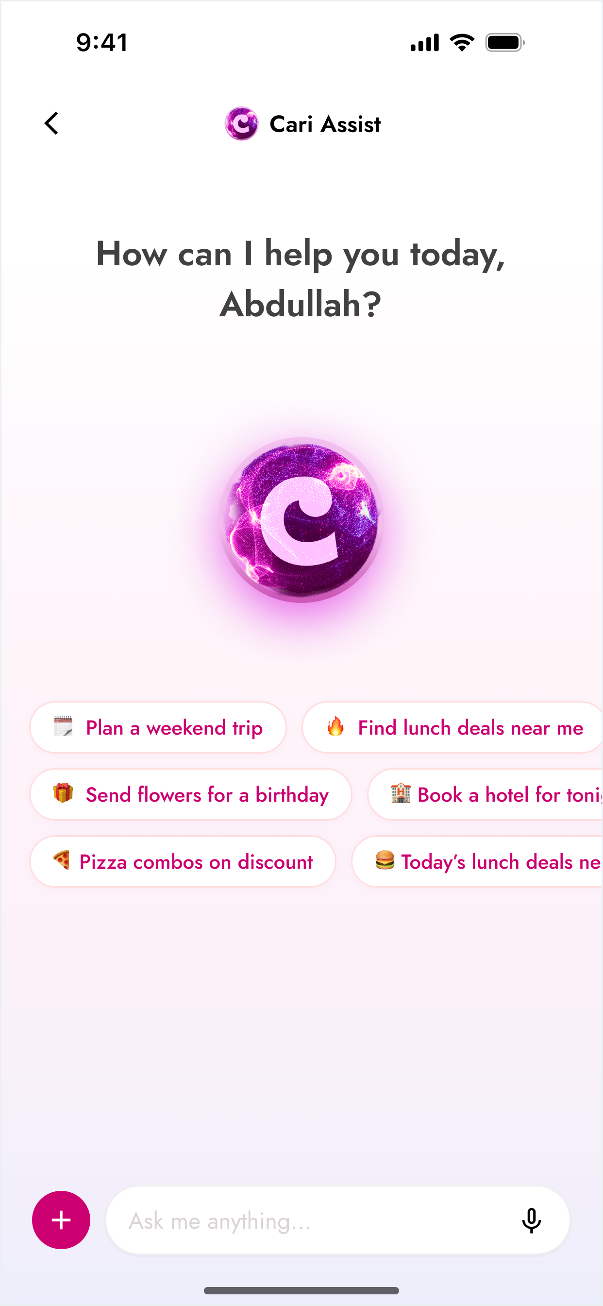 CariAssist_Chat_Landing