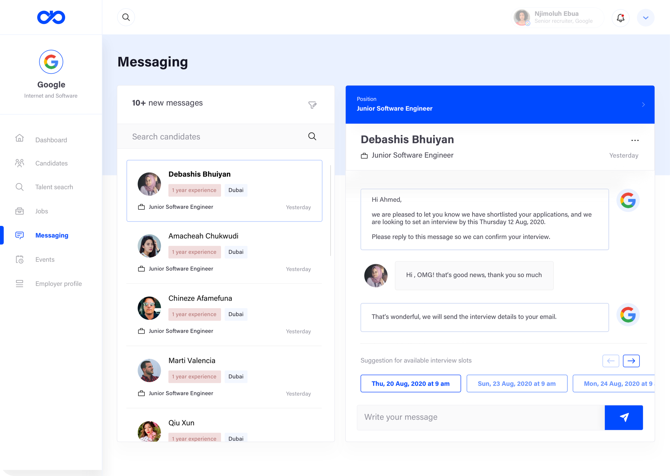 Messaging